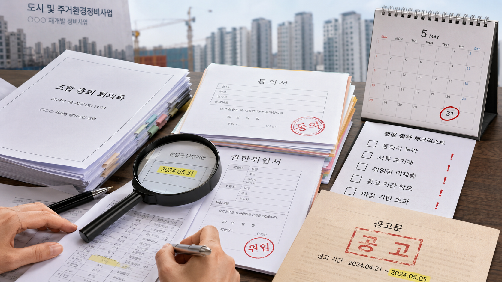 도정법 절차 관련 위험 신호와 확인 순서 관련 이미지