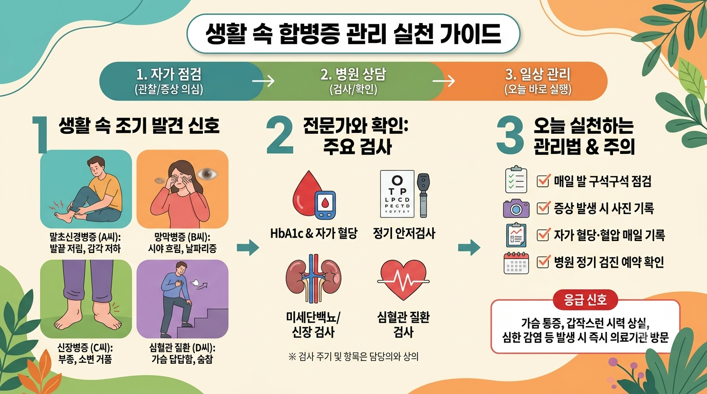 당뇨 합병증 실제 사례로 이해하는 방법 핵심 기준과 실천 방법 대표 이미지